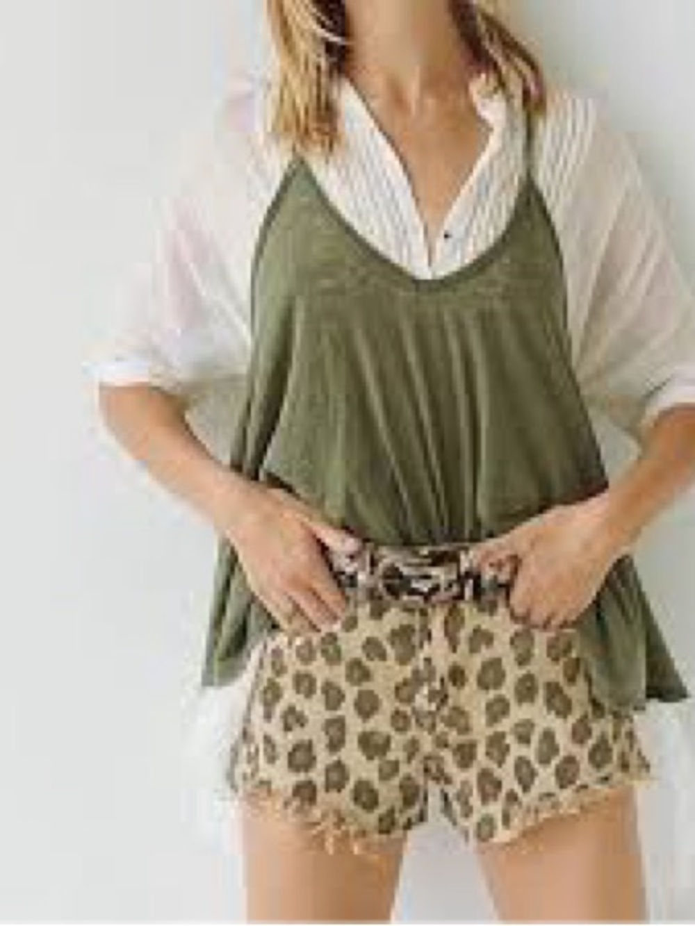 We the Free Sandy Swing Tank- Moss - Picture 3 of 10